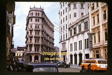Havana Cuba, Esso Sign, Hotel New York Bus in early 1940's, Kodachrome Slide L9b picture
