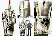 X-Mas Medieval Knight Suit Of Full Body Armour Mild Steel Templar Armor LO53 picture