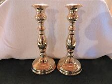 Pair of Virginia Metalcrafters Brass Tulip Candleholders 7 3/4 in original boxes picture
