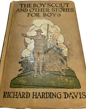 BSA The Boy Scout & Other Stories For Boys By Richard Davis Hardback 1917 BS-353 picture