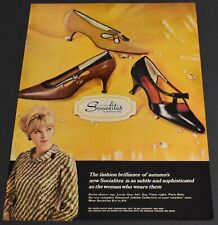 1966 Print Ad Sexy Heels Long Legs Fashion Lady Blonde Socialites Beauty art her picture