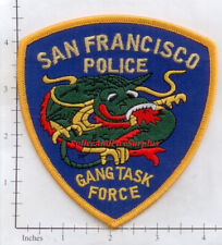 California - San Francisco CA Police Gang Task Force Dept Patch picture