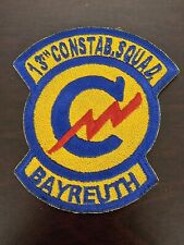 WWII 1950s Army 13th Constabulary Regiment Bayreuth Tab & Patch L@@K picture