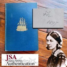 FLORENCE NIGHTINGALE * JSA * Autograph Book Signed & Gifted * Vol II French Rev picture