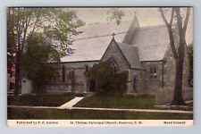 Hanover NH-New Hampshire, St Thomas Episcopal Church, Antique Vintage Postcard picture