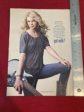 Taylor Swift For Got Milk? 2010 Print Ad picture