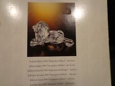 Swarovski 1995 SCS Crystal Inspirations Africa - The Lion - COA - New picture