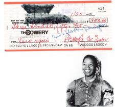 Butterfly McQueen signed check Gone With The Wind picture