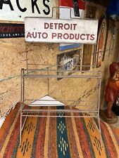 Vintage Detroit Auto Products Advertising Display Store Rack  Automotive Car picture