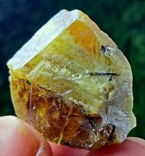Very beautiful titanite (sphene) crystal with superb luster and colour 110carats picture