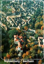 Postcard Germany Waldenburg Sachsen Aerial View  picture