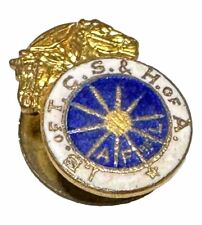 Vintage Teamsters Chauffeurs Stable Workers Labor Job Union Pin Pinback Button picture