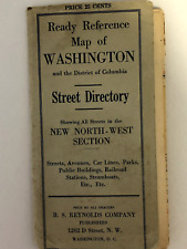 Vintage Antique Map of Washington and the District of Columbia picture