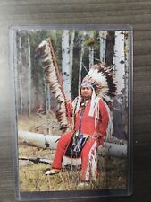Colville confederated tribal member Wesley Cleveland postcard picture