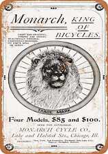 Metal Sign - 1895 Monarch Bicycles - Vintage Look Reproduction picture