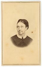 CIRCA 1860'S Named CDV Featuring Lovely Older Woman Named Mrs. G.O. Buisell picture