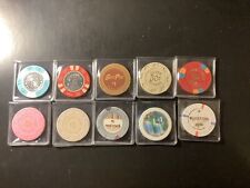 Lot Of 10 Casino Chips From Las Vegas Nevada (Mixed) picture