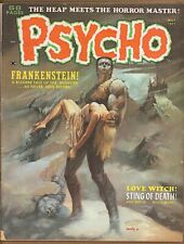 Psycho #3 VG Skywald Publications 1971 Boris Vallejo Cover Frankenstein picture