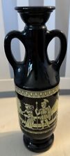 Vintage 1958 Jim Beam Whiskey Bottle Decanter Greek Roman Emperor Black White picture