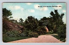 Eureka Springs AR-Arkansas, Scenic Roadway, Antique Vintage Souvenir Postcard picture