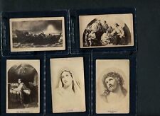 19th Century Religious Art CDVs, Lot of 10 different picture