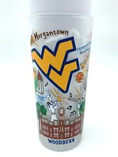 2017 CatStudio Frosted Glass West Virginia University WVU Mountaineers picture