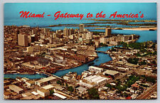 Vintage Postcard Gateway to the America's Miami Florida picture