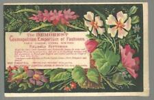 Demorest's Illustrated Monthly Reliable Patterns Victorian Trade Card picture