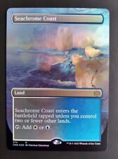 MTG All Will Be One - Seachrome Coast - Foil Borderless Rare Land  picture