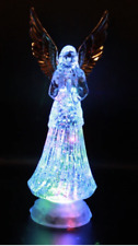 LED  LIGHT-UP PRAYING ANGEL FIGURINE ANGELS CHERUBS FIGURINE STATUE picture