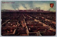 Chicago Illinois~Birds Eye View Of The Stock Yards W/ Cattle~PM 1911~Postcard picture