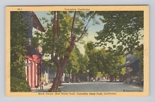 Postcard Columbia California Old Wells Fargo Office State Park Trail picture