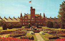Marquette MI Michigan, Sunken Gardens, Marquette Branch Prison, Vintage Postcard picture