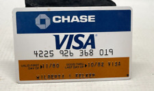 Vintage 1980's Visa Debit Card Chase Bank picture