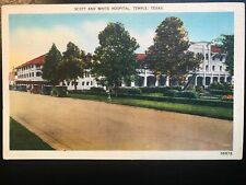 Vintage Postcard 1930-1945 Scott and White Hospital Temple Texas picture