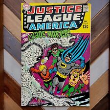 JUSTICE LEAGUE #68 VG (DC 1968) THE CHAOS MAKER Silver Age Dick Dillin Art picture