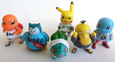 Pokemon cosplay 6 Figures Charmander Pikachu Squirtle Snorlax Psyduck Bulbasaur picture