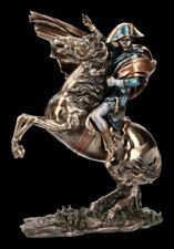Napoleon Bonaparte Figurine Horseback Bronzed Statues Sculpture picture