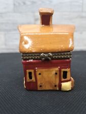 Midwest Country Farm RED BARN, STABLE Hinged Trinket, Pill, Ring, Box 2.5