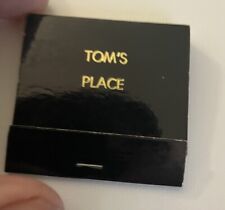 Vintage 1960’s. Tom’s Place . Large Matchbook Full Unstruck picture