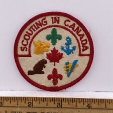BOY SCOUTS CANADA VINTAGE PATCH BADGE Scouting In Canada picture