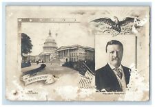 c1905 Multiview President Roosevelt Washington WA RPPC Photo Rotograph Postcard picture
