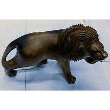 Wooden Lion Hand Carved picture