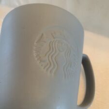 Starbucks 2019 Venti Blue Embossed Siren Mermaid Ceramic Venti Cup Mug  picture