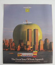 Jolly Rancher Big Apple New York Skyline Twin Towers 1991 Print Ad picture
