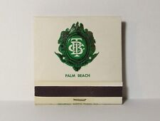 Vintage Palm Beach BTC BATH and TENNIS CLUB Matchbook Unstuck Full picture