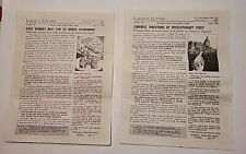 Two 1968 LIBERTY LETTER Conservative Political newsletters picture