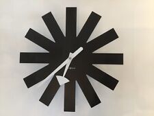 Style Of George Nelson For Howard Miller/ Vitra Asterisk Battery Wall Clock MCM picture