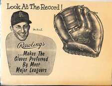 Stan Musial cardinals Rawlings 10x9 advertisement   bx4a1 picture