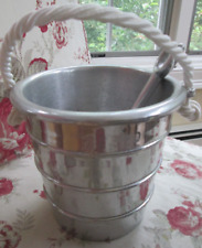 Rare Mariposa Roped Ice Bucket Pail & Shovel-made In Mexico. 6” Brilhante. Beach picture